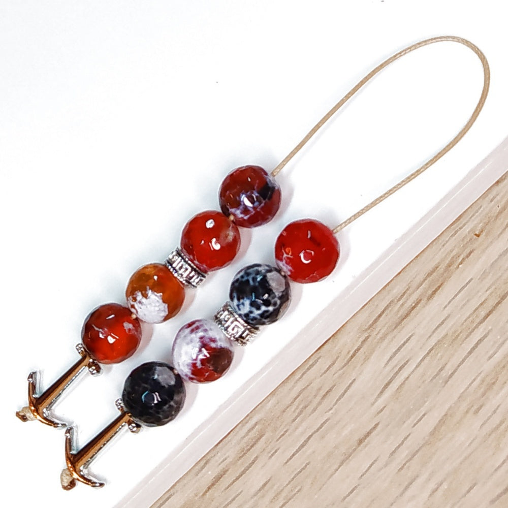 Μπεγλέρι χειροποίητο από Αχάτη κρακελέ / Κωδικός Προϊόντος: BR973