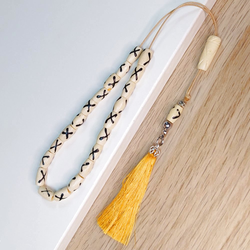 Κομπολόι χειροποίητο από Κόκκαλο Καμήλας / Κωδικός Προϊόντος: Ε108