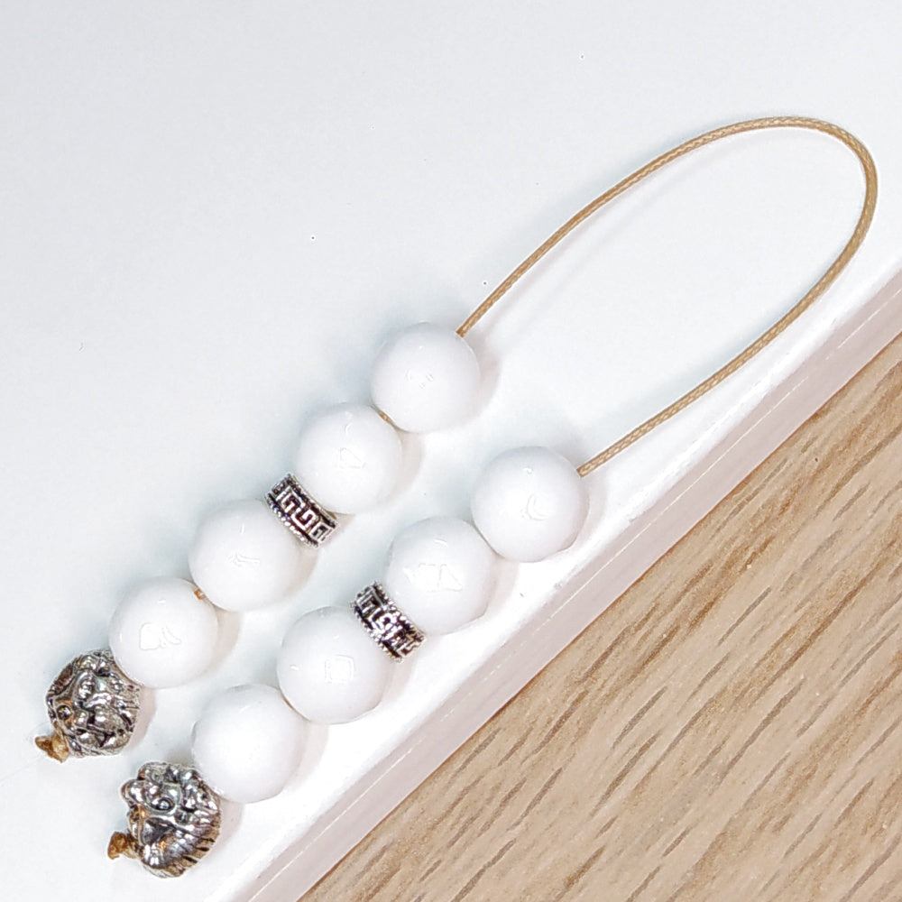 Μπεγλέρι χειροποίητο από Λευκού Ίασπη / Κωδικός Προϊόντος: BR966