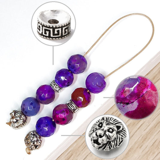 Μπεγλέρι χειροποίητο από Αχάτη / Κωδικός Προϊόντος: BR970