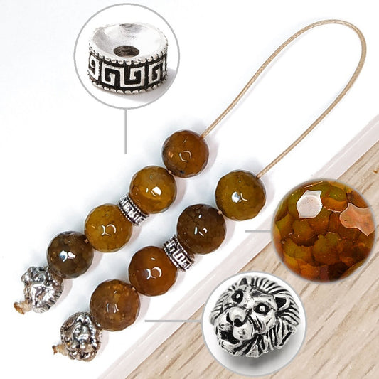 Μπεγλέρι χειροποίητο από Αχάτη / Κωδικός Προϊόντος: BR974