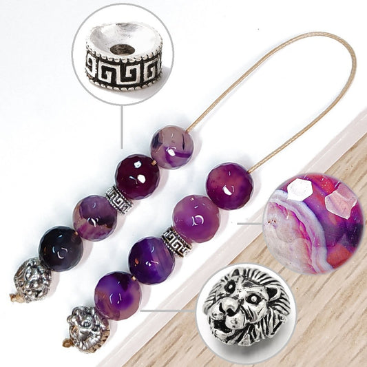 Μπεγλέρι χειροποίητο από Αχάτη / Κωδικός Προϊόντος: BR988