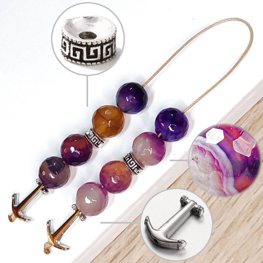 Μπεγλέρι χειροποίητο από Αχάτη / Κωδικός Προϊόντος: BR989